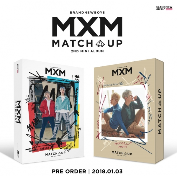 1st Mini Album MXM CD+Photobook+Card+Stand Paper+Poster BRANDNEW BOYS UNMIX 